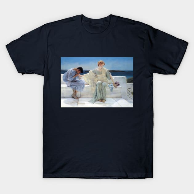 Ask Me No More by Sir Lawrence Alma-Tadema T-Shirt by MasterpieceCafe